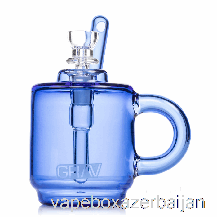 Vape Azerbaijan GRAV Coffee Mug Pocket Bubbler Light Cobalt